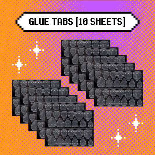 10 GLUE TAB SHEETS