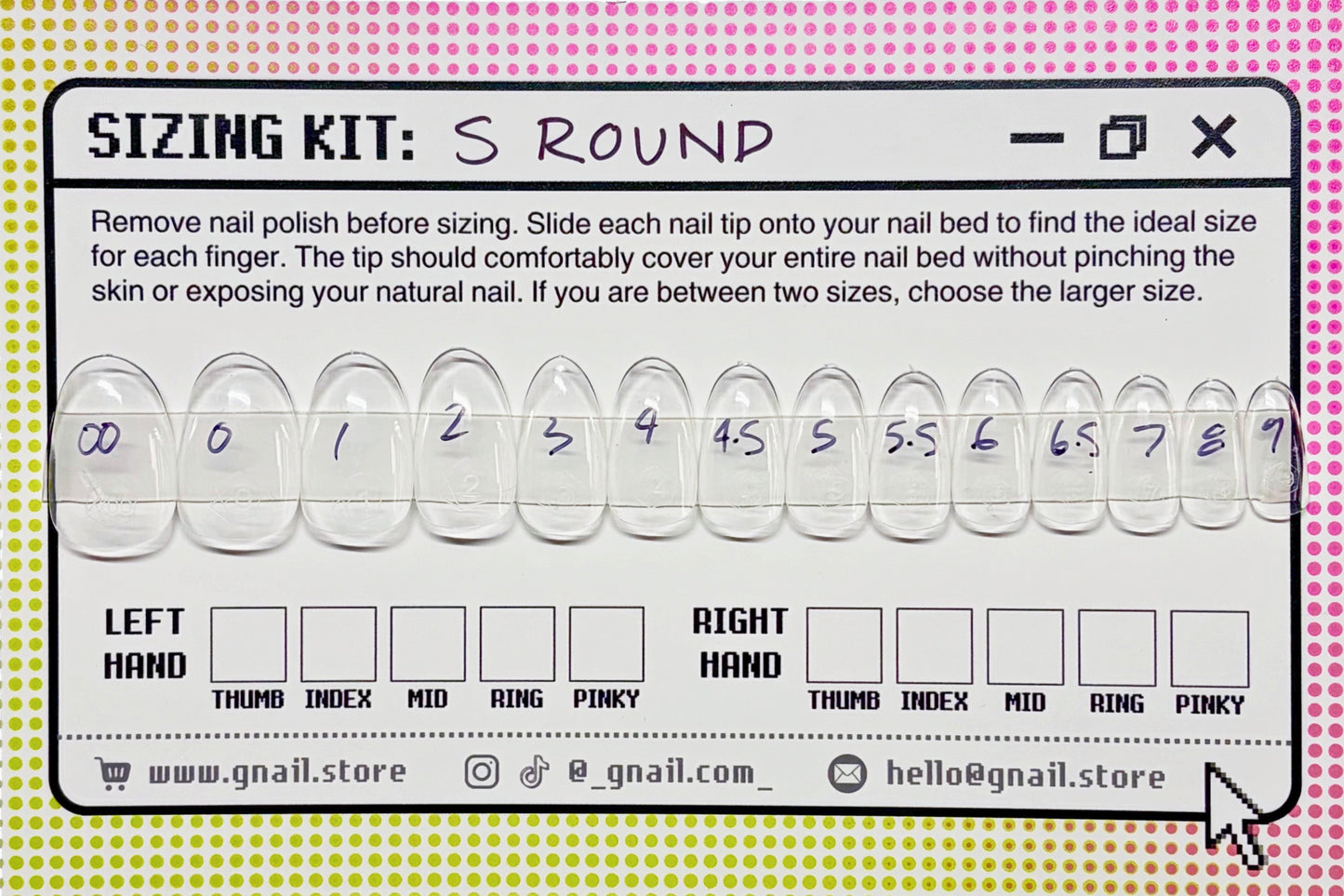 SIZING KIT