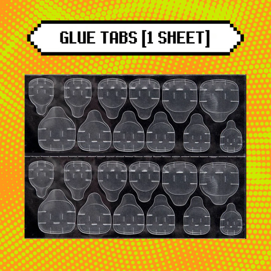 1 GLUE TAB SHEET